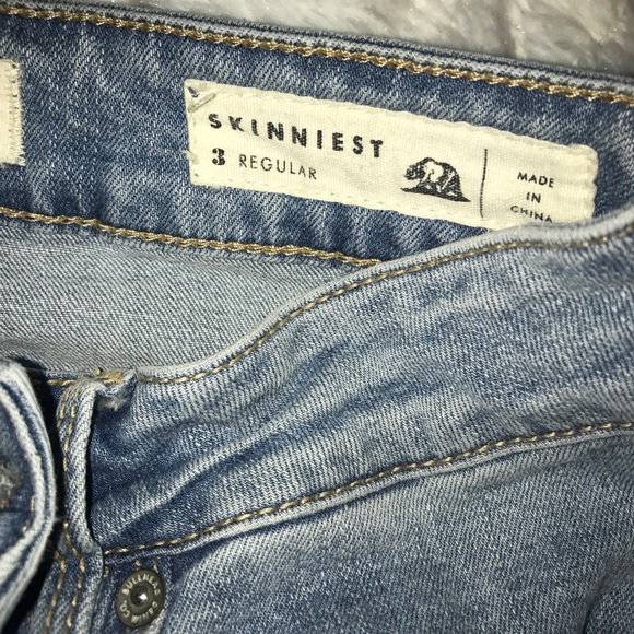 Bullhead Denim Co. Skinniest Regular Blue Jeans - Picture 2 of 5